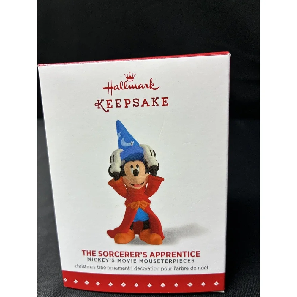 Hallmark Keepsake Disney Ornaments Sorcerer's Apprentice Mickey & Holiday Mail